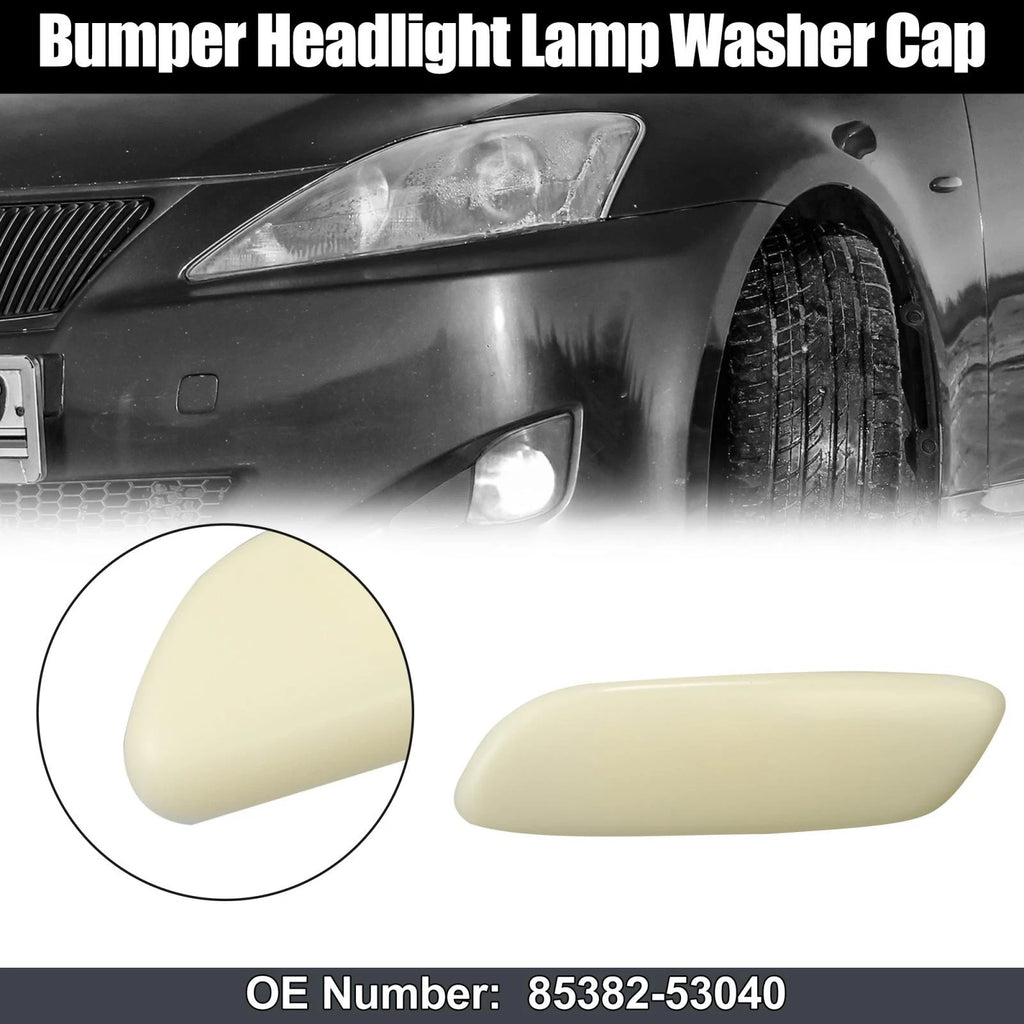 Left Headlight Washer Nozzle Cover for Lexus IS250 (2006–2008) 85382-53040 Beige