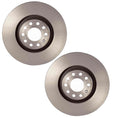 Set of 2 Front 320mm UV Coated Disc Brake Rotors for Audi A4 A6 Q S4