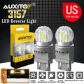Set of 2 AUXITO LED 3157 Reverse Backup Light Bulbs for Vehicles (YYYY–YYYY)