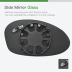 Left Side Mirror Glass for BMW E46 M3 E90 E91 E92 E93 E81 E82 E87 E88 (1998–2006)