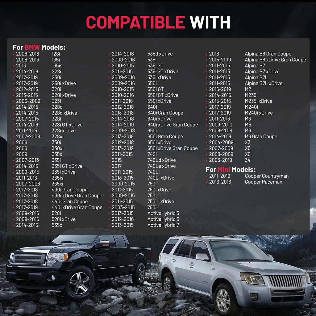 Rear Left Door Latch Assembly for Mini BMW E90 320i E60 E83 E70 X5 (2007–2013) 937-824