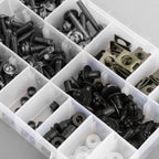 223PCS Fastener Clip Screw Bolt Kit for Motor Sportbike Windscreen Fairing