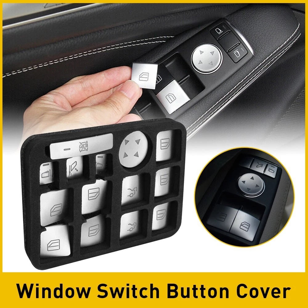 Door Armrest Window Switch Trim Cover for Mercedes Benz CLA250 (2014–2019)