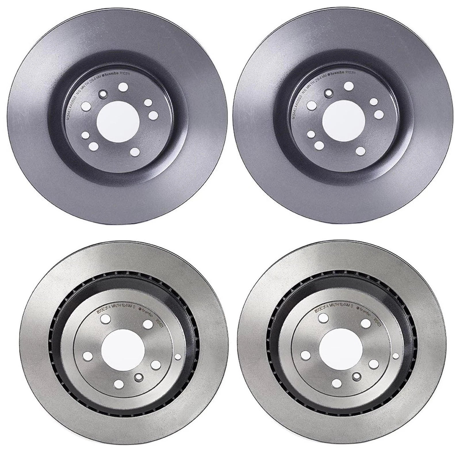 Brembo Brake Disc Rotors Kit for Mercedes X164 W164 GL ML (2007–2012)