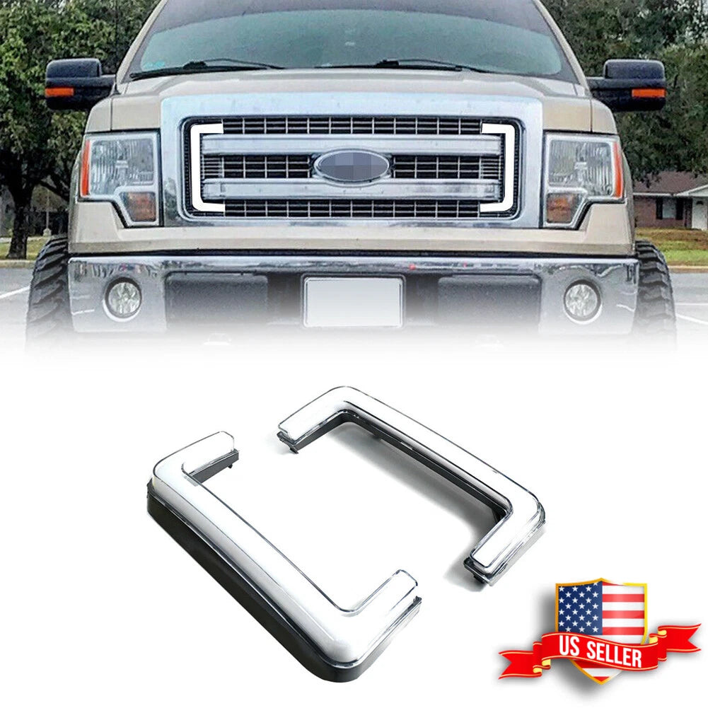 LED Front Grill Switchback Amber Signal DRL Light for Ford F-150 (2009–2014)