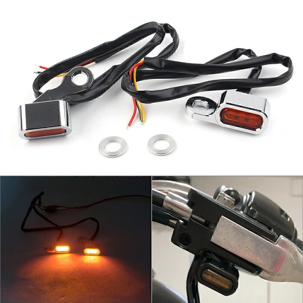 LED Turn Signal Indicator Amber Light Blinker for Motorcycle (All Years)