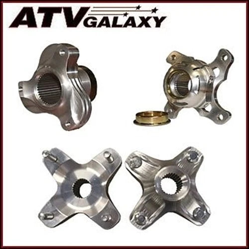 Rear Brake Hubs + Sprocket Hub Lock Nut for Suzuki LTR450 (2006–2009)