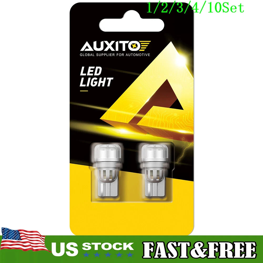 T10 LED License Plate Light Bulbs for Various Models (3000K Amber)