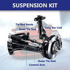 12Pcs Front Lower Control Arm Set for Mazda 3 (2004–2009)
