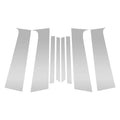 8 Pcs Pillar Window Trim for Chevy Trax (2015–2020) Silver Tone