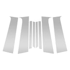 8 Pcs Pillar Window Trim for Chevy Trax (2015–2020) Silver Tone