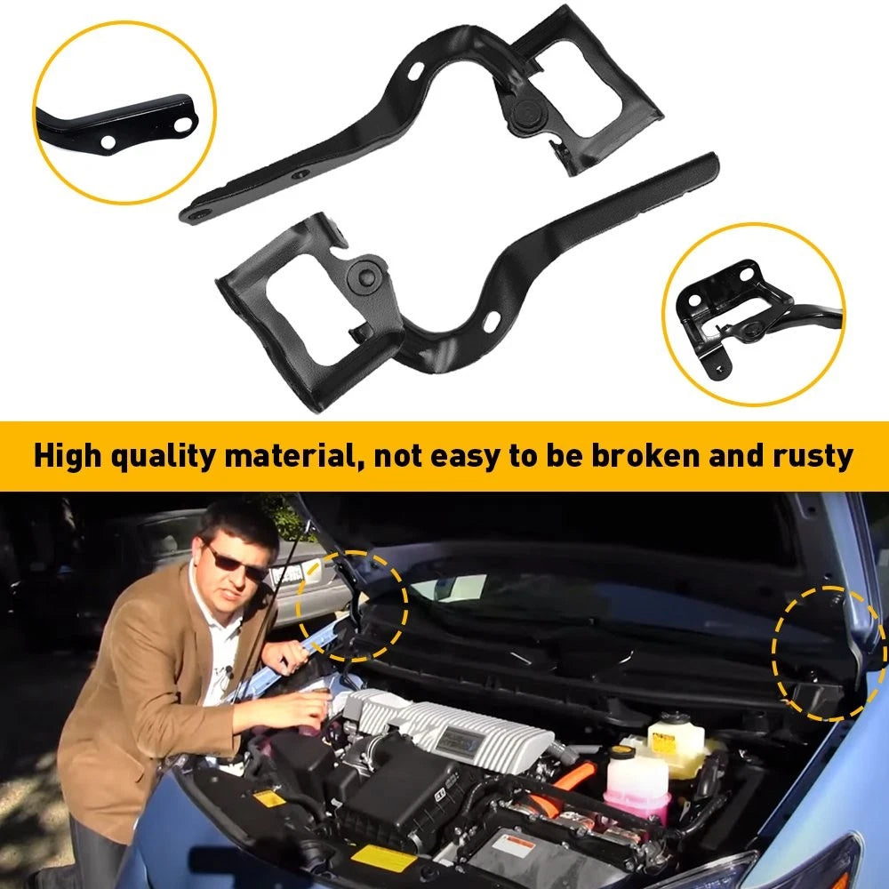 Set of 2 Hood Hinges for Toyota Prius (2010–2015)