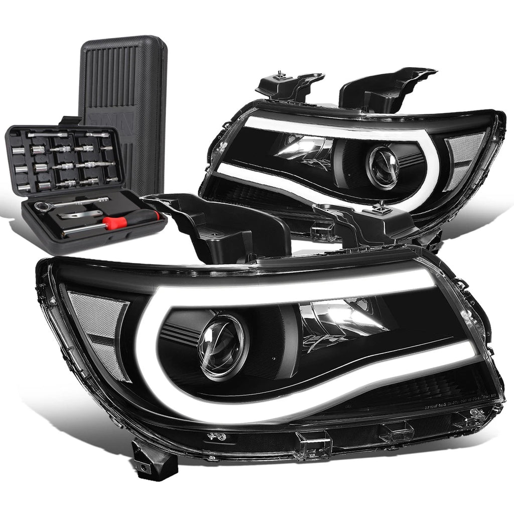 3D LED DRL Bar Projector Headlights for Colorado (2015–2023)