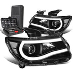3D LED DRL Bar Projector Headlights for Colorado (2015–2023)