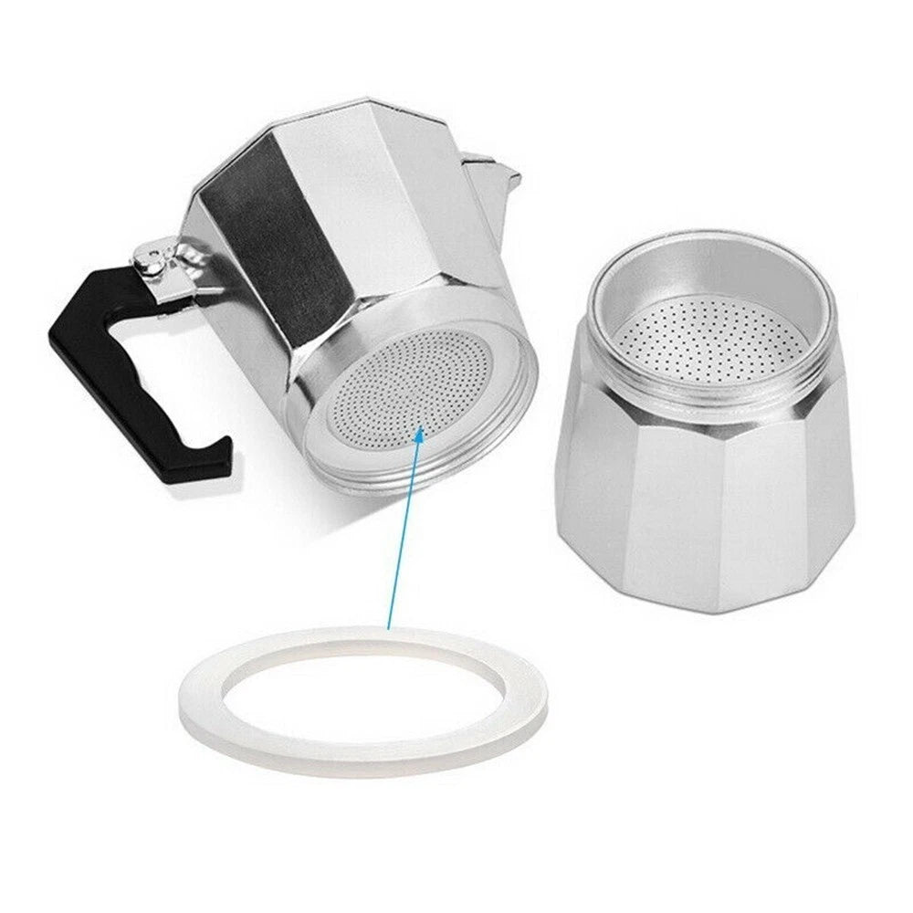 Replacement Gasket Seal for Coffee Espresso Moka Stove Pot (Silicone Rubber)