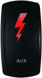 Lighted Switch for DragonFire Racing (Aux On/Off, Red LED)