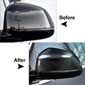 Pair Carbon Fiber Mirror Covers for BMW X3 E73 X4 F26 X5 F15 (2014–2017)