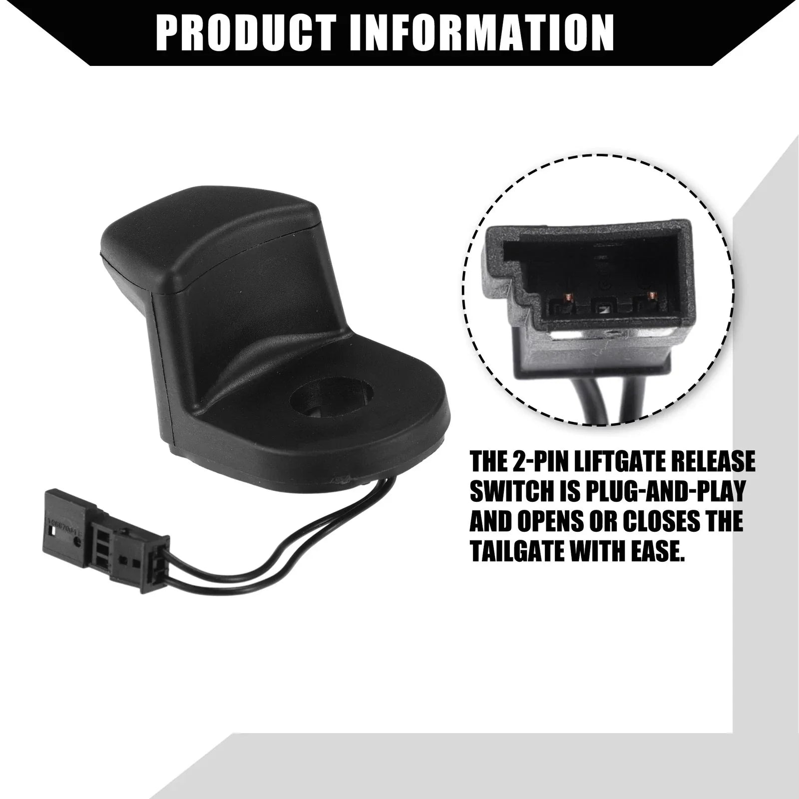 Tailgate Window Switch for BMW E46 E91 E61 Durable 1 Pcs