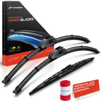 Set of 3 Wiper Blades for Subaru Outback Legacy (2000–2004)