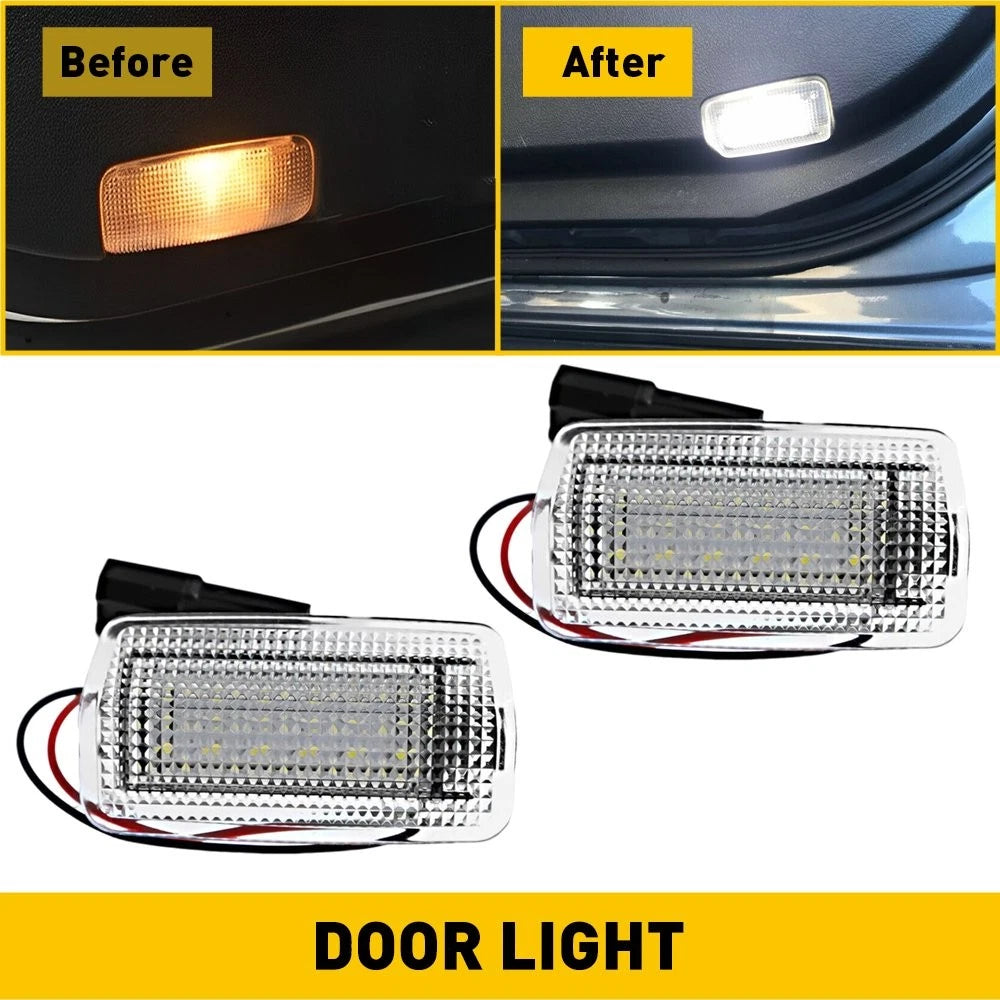 2X AUXITO LED Door Courtesy Light for Toyota 4Runner Sienna Sequoia (2010–2022)