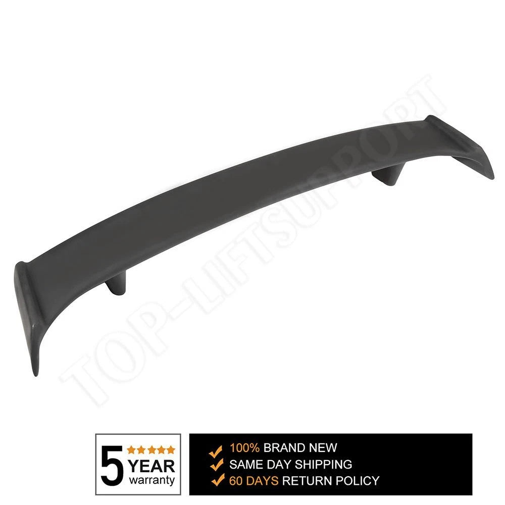 50" Spoiler Wing with LED 3rd Brake Light for Flat Trunk Sedans