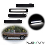 4X Smoked LED Side Marker Lights for Ford F100 F150 F250 F350 (1973–1979)