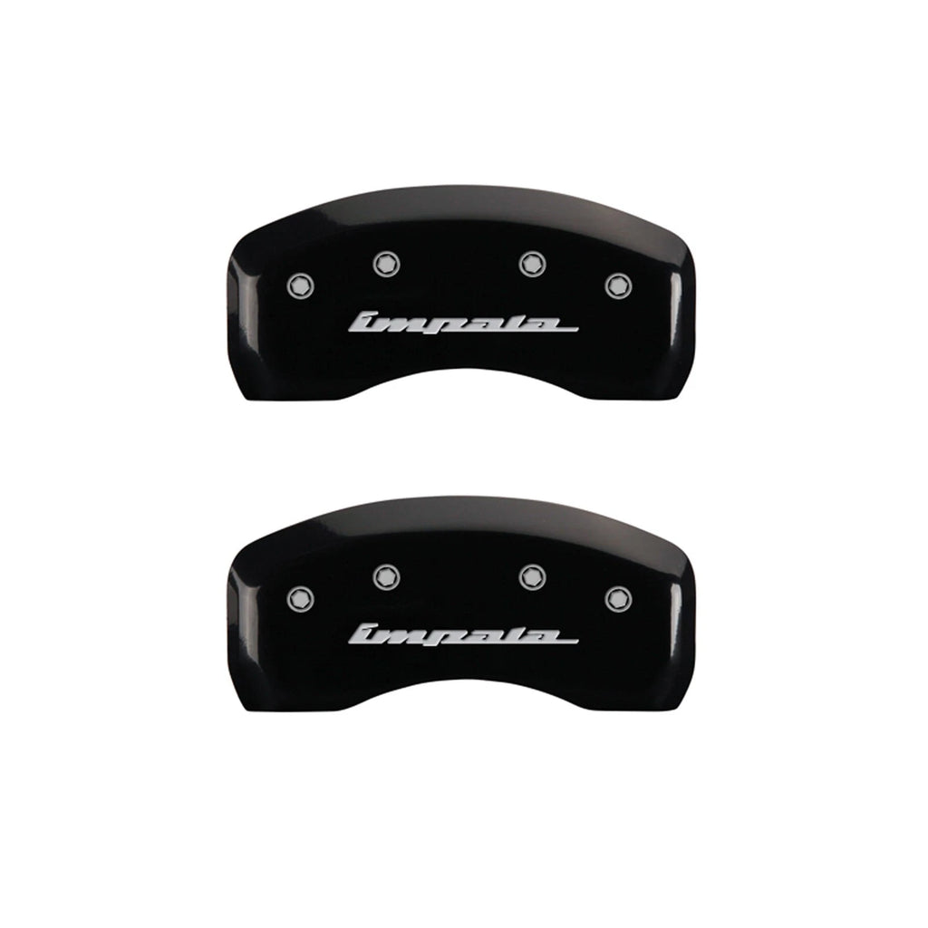 Set of 4 Caliper Covers Black for 2000-2005 Chevy Impala by MGP