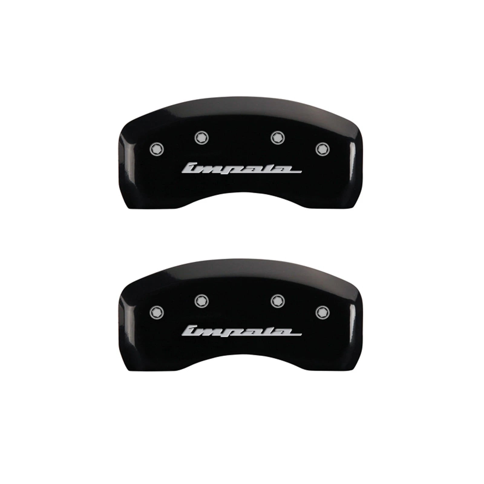 Set of 4 Caliper Covers Black for 2000-2005 Chevy Impala by MGP
