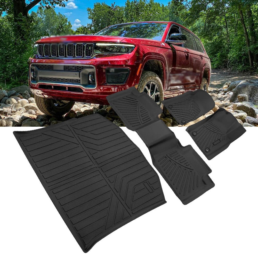 All Weather 3D Floor Mats & Cargo Liner for Jeep Grand Cherokee (2016–2022)