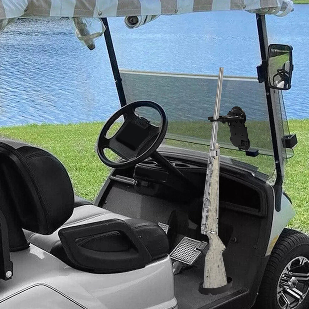 Windshield Adjustable Gun Rack Holder for Golf Cart UTV (Universal Fit)
