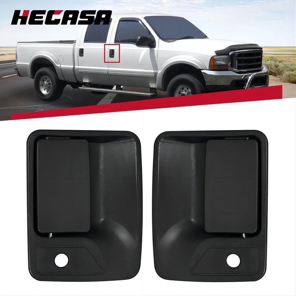 Door Handle Set for Ford F-250 Super Duty (1999–2016) - Textured Black