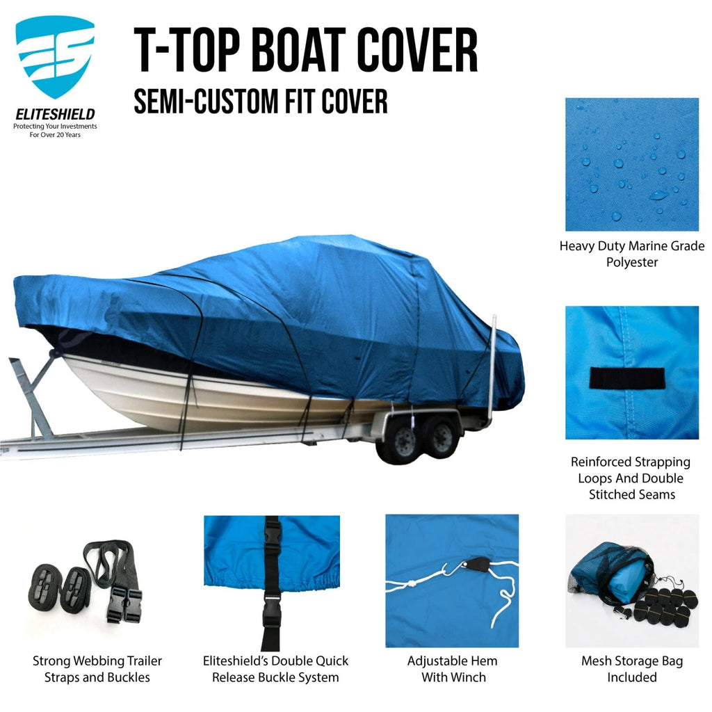 Boat Cover for Key West 2300 WA (Cuddy Cabin) (Hard-Top)