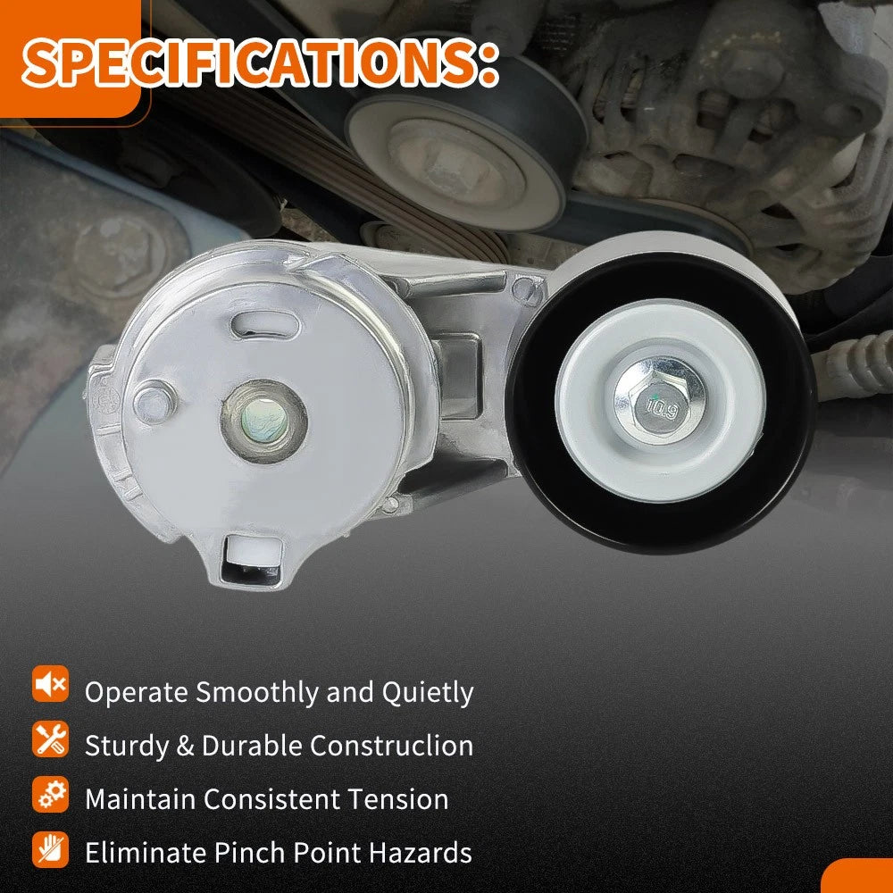 Serpentine Belt Tensioner Kit 12573024 for GMC Canyon H3 Isuzu Olds Saab (2004–2010)