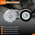 Serpentine Belt Tensioner Kit 12573024 for GMC Canyon H3 Isuzu Olds Saab (2004–2010)