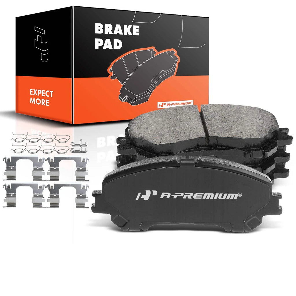 Set of 4 Front Ceramic Brake Pads for Nissan Rogue (2014–2020) Rogue Sport (2017–2021)