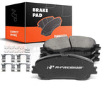 Set of 4 Front Ceramic Brake Pads for Nissan Rogue (2014–2020) Rogue Sport (2017–2021)