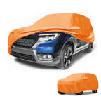 Waterproof Car Cover for Honda Passport (2019–2023) Orange Cotton Zipper