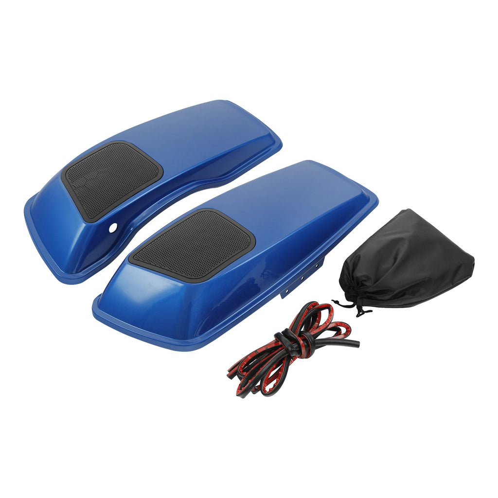 6x9" Saddlebag Speaker Lids for Harley Road Glide King (2014–Present) - Electric Blue