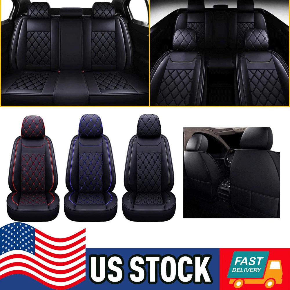 Full Set Car Seat Covers for Chevy Silverado GMC Sierra 1500 (2007–2022)