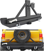 Rear Bumper & Adjustable Tire Carrier for Jeep Cherokee XJ (1984–2001)