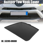Right Front Bumper Tow Hook Cover 53285-0R080 for Toyota RAV4 (2016–2018) Black