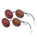 3 LED Oval Side Marker Lights for Car Truck Bus Trailer RV