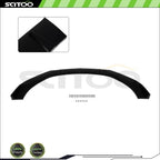 Front Spoiler Lip for Hyundai Veloster (2013–2017) - Painted Bright Black 3pcs