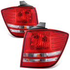 OE Style Chrome Housing Red Lens Tail Lights for Dodge Journey (2009–2020)