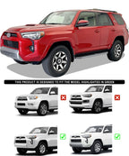 Set of 2 Polished 6" Side Steps for Toyota 4Runner (2014-2024)