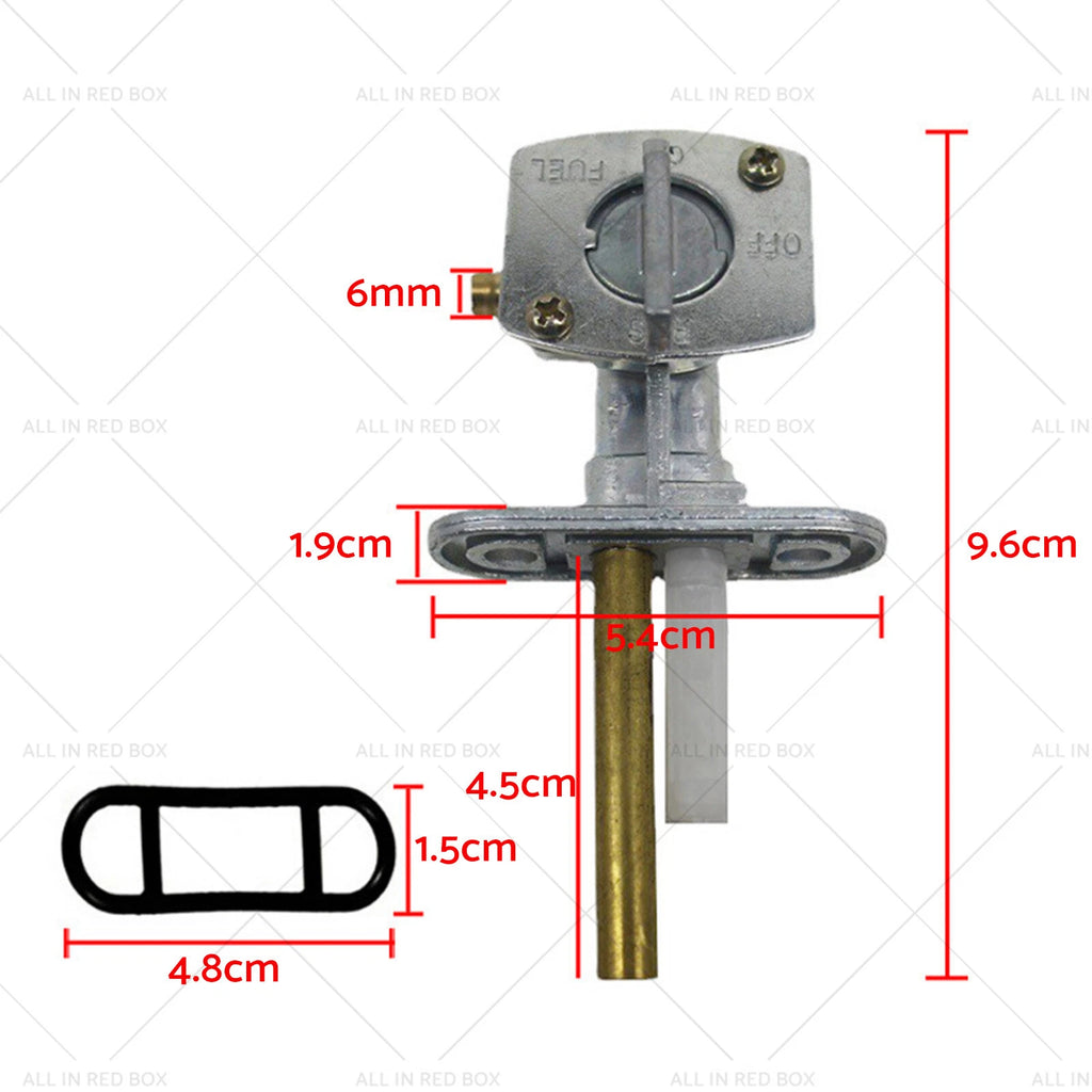 Fuel Valve Petcock 5/16 for Kawasaki VN1500 KL650 KLR650 EN500 KLR250 (1996–2005)