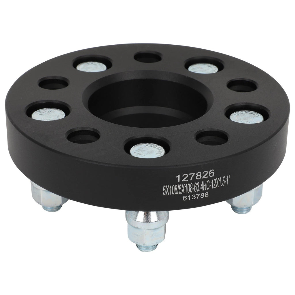 2X 1" Wheel Spacers for Ford Focus, Jaguar F-Type, Lincoln
