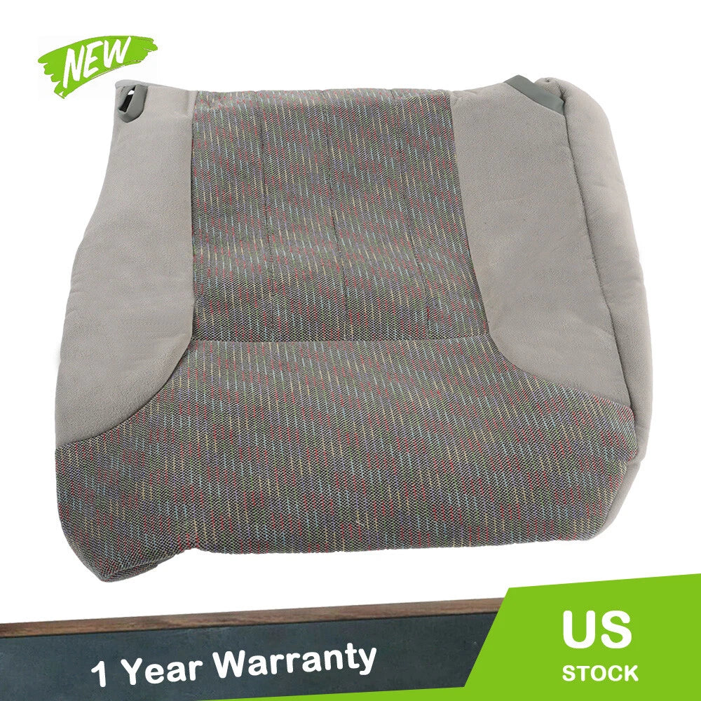 Driver Bottom Seat Cover for Dodge Ram 1500 2500 3500 (1994–1997) Gray Cloth
