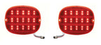 LED Tail Light Brake Lamp Lenses Left Right Pair for Chevy Corvette C4 (1990–1996)