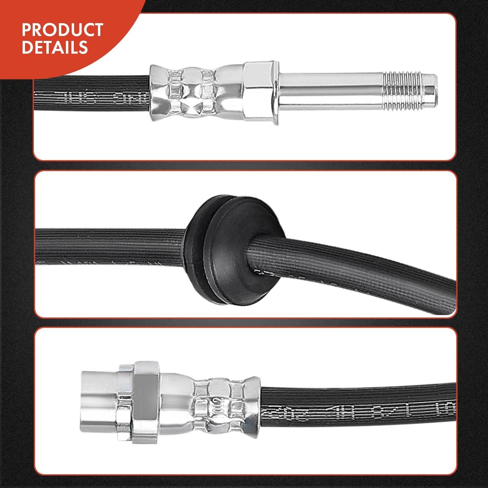 2X Rear Brake Hydraulic Hose for BMW G05 X5 G06 X6 G07 X7 Alpina XB7 (2019–2023)